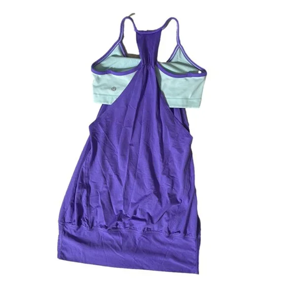 Lululemon No Limits Tank Power Purple / Aquamarine Share Size 4 - Picture 9 of 11